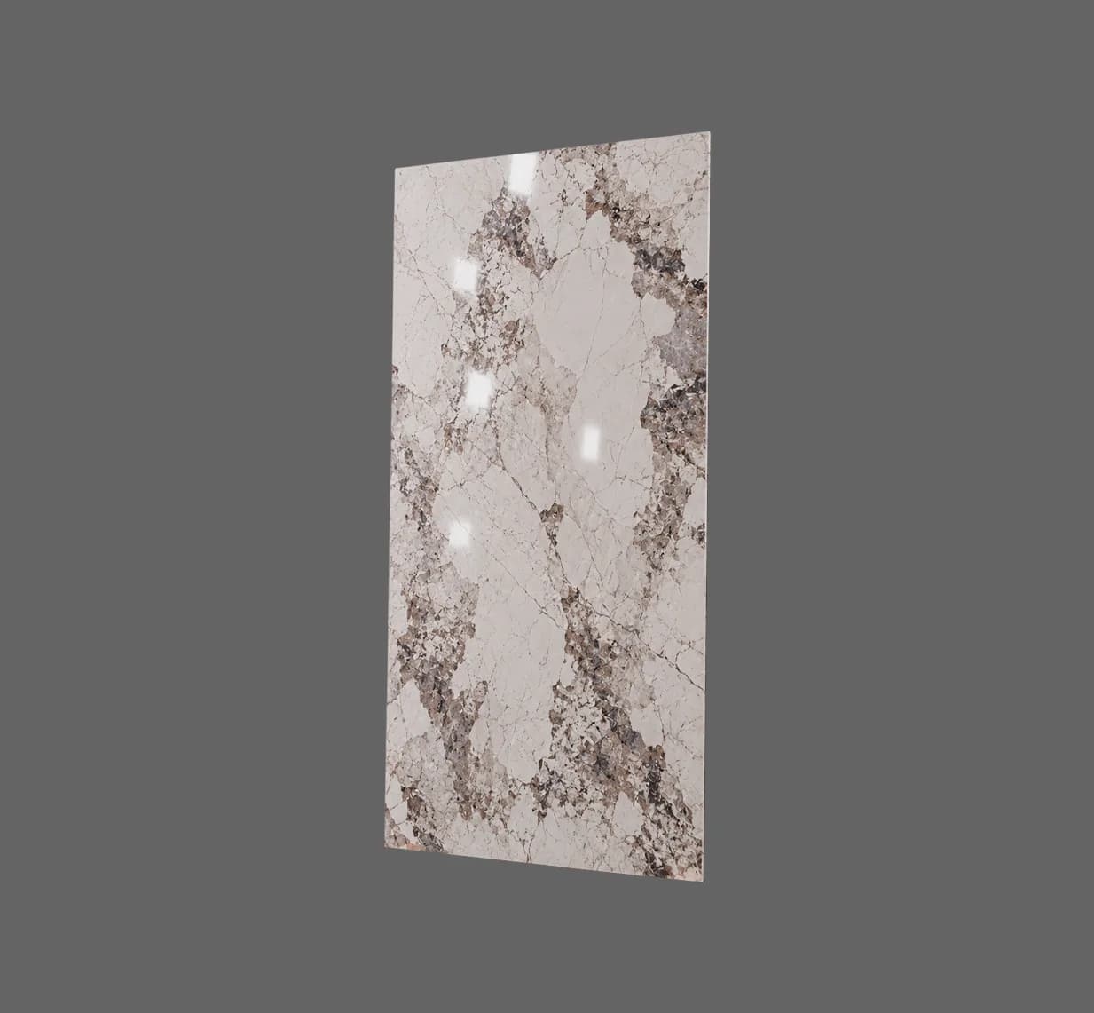 SIMIL MARMOL MARRON AISPLAC 1.22 X2.90 X3 MM