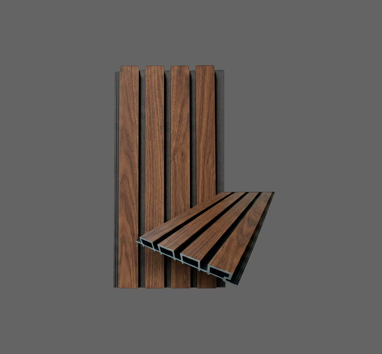 WALLPANEL HARD - NOGAL 219MM *26MM *2900MM (ROSEWOOD)