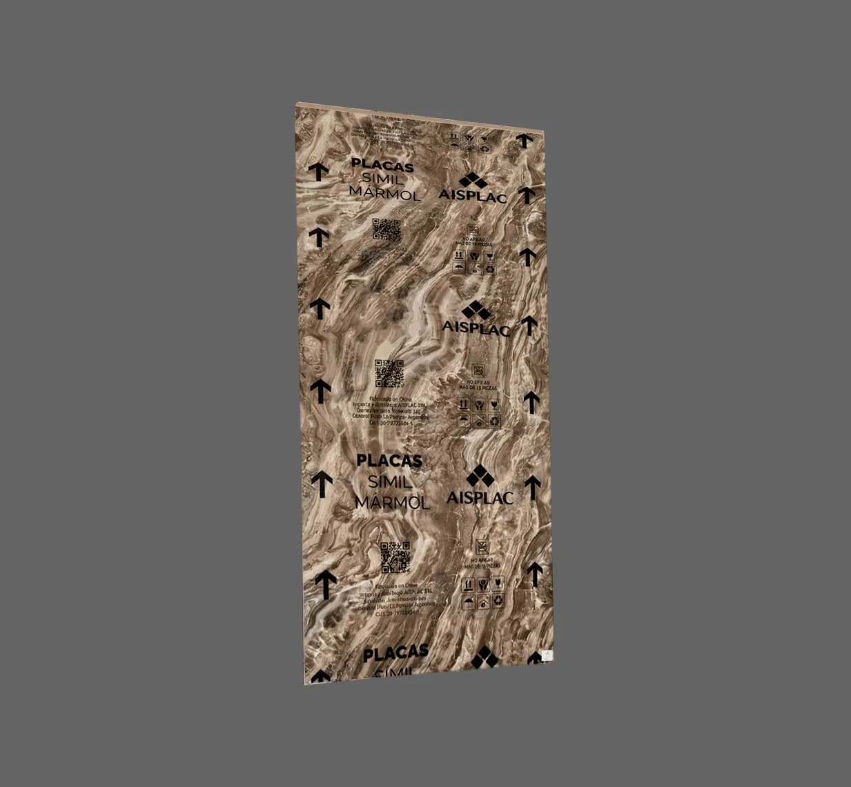 SIMIL MARMOL MOKA AISPLAC 1.22X2.90X3MM
