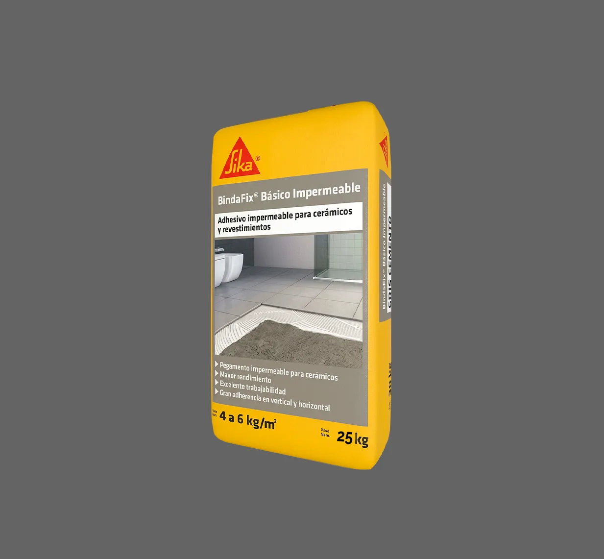 SIKA BINDAFIX BASICO IMPERM. X 25 KG.
