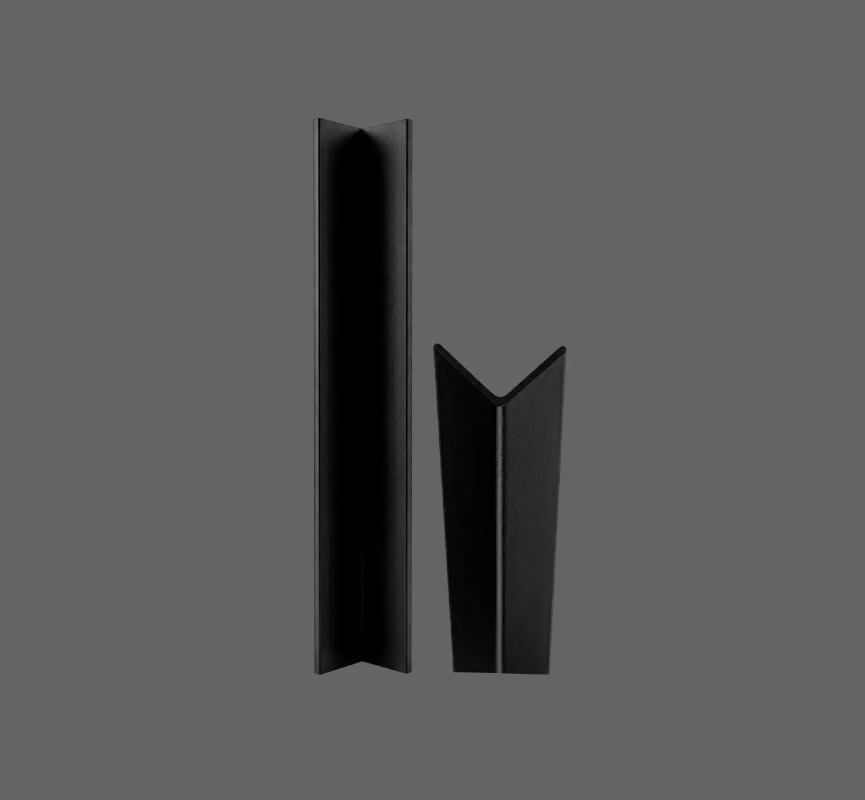 TERMINACION L WALLPANEL SOFT-NEGRO 2900MM
